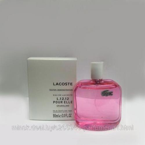 Lacoste Eau De L.12.12 Pour Elle Sparkling (тестер)