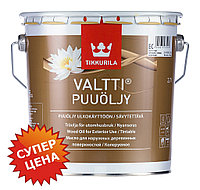 Tikkurila Valtti Puuoljy EC, 2,7л - Масло для террас, садовой мебели и причалов | Тиккурила Валтти масло