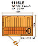 Сауна в сборе SAWO 1116LS без оборудования и аксессуаров, фото 2