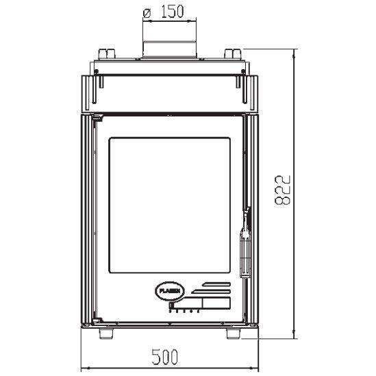 Каминная топка Vesta Insert - фото 2 - id-p76753993