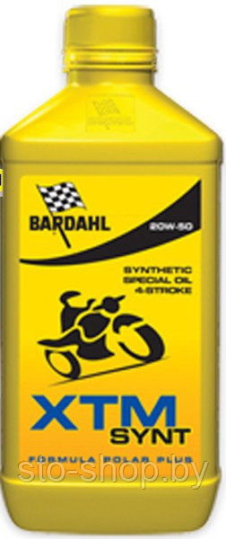 Масло моторное синтетическое BARDAHL XTM Synt 20W-50 Moto 1л