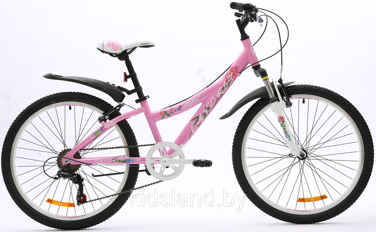 Велосипед Favorit Angel 24" (рама 11,5", алюминий) розовый - фото 1 - id-p73241631