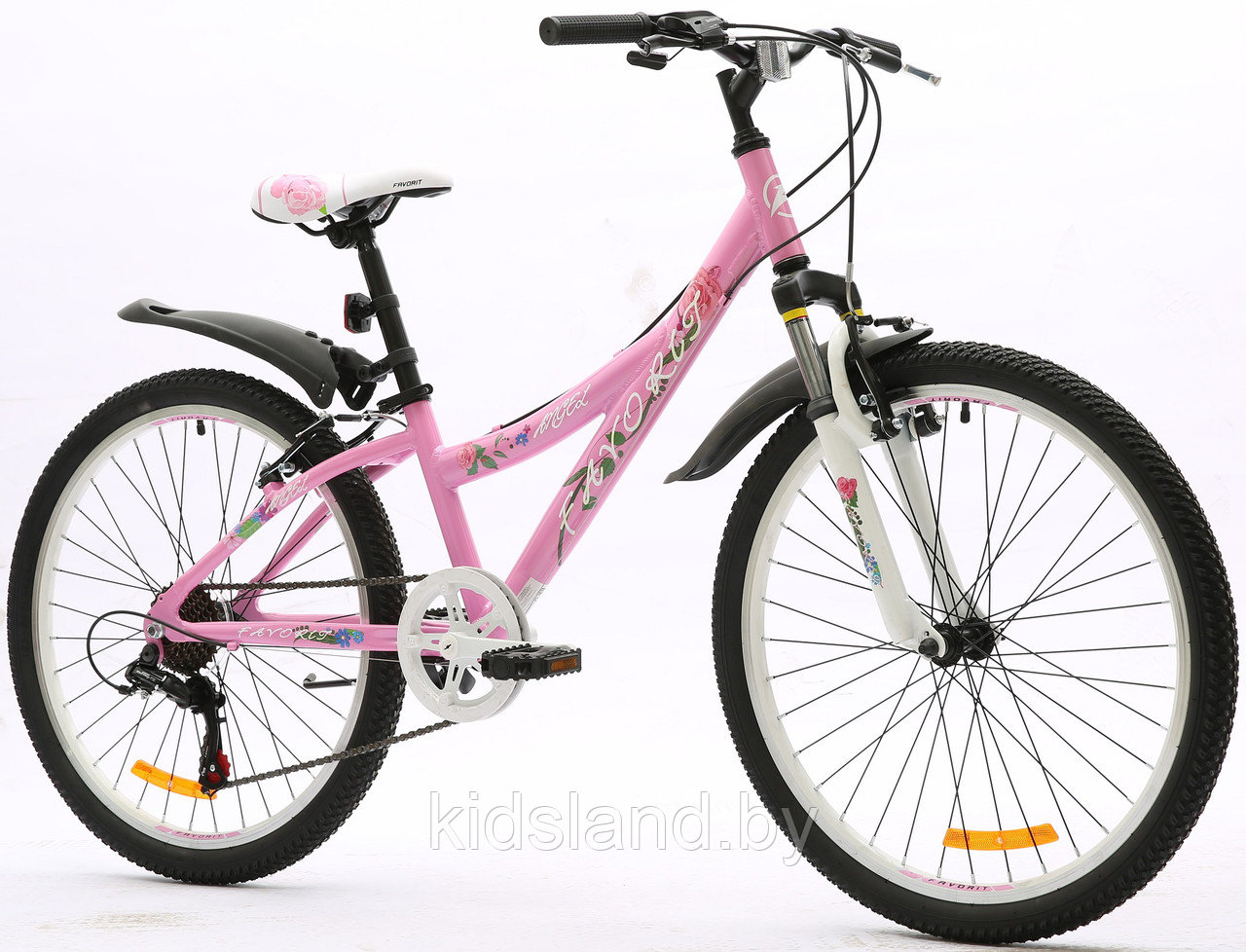 Велосипед Favorit Angel 24" (рама 11,5", алюминий) розовый - фото 2 - id-p73241631