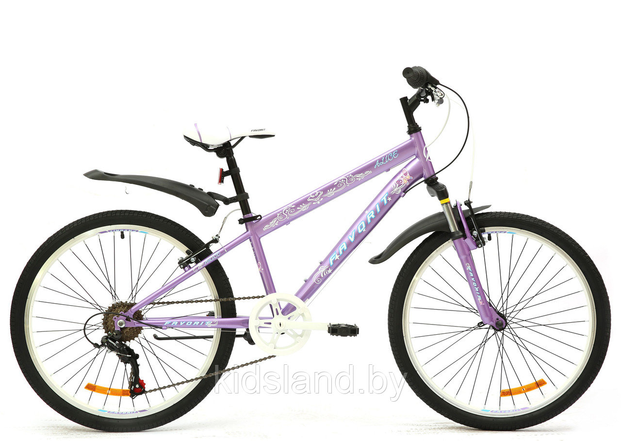 Велосипед Favorit Alice 24" (рама 12") фиолетовый