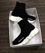 Кроссовки Balenciaga Speed Trainer Black White, фото 3