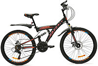 Велосипед Favorit Samurai 24" (рама 14") черно-оранжевый