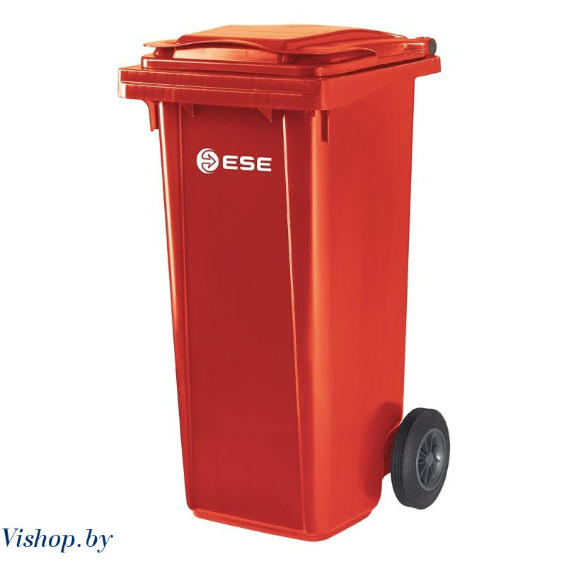 Контейнер для мусора ESE 120л красный - фото 1 - id-p76786517