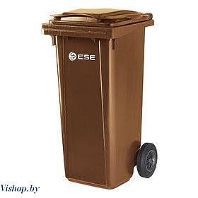Контейнер для мусора ESE 120л коричневый