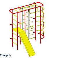 Детский спортивный комплекс Пионер-С7Л красно-желтый
