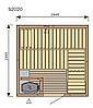 Сауна в сборе HARVIA Variant S2020 интерьер Formula в комплекте с аксессуарами, фото 2