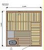 Сауна в сборе HARVIA Variant S2222 интерьер Formula в комплекте с аксессуарами, фото 2