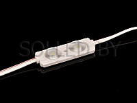 Светодиодный модуль LUX SMD 2835, 2LED, 0.72W, 70Lm, IP67, линза 170гр, White