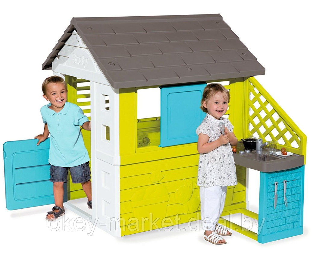 Детский игровой домик Smoby с кухней 810711, фото 2