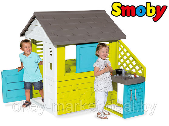 Детский игровой домик Smoby с кухней 810711, фото 3
