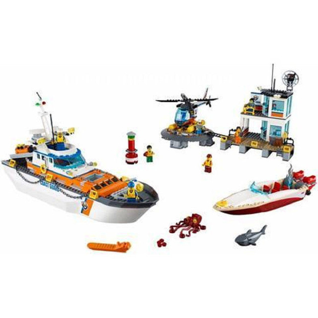 Конструктор Lele Cities 39054 Штаб береговой охраны (аналог Lego City 60167) 834 детали - фото 5 - id-p76829920