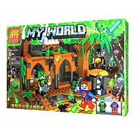 Конструктор Lele My World 33081 "Сокровищница в джунглях" (аналог LEGO Minecraft) 239 деталей