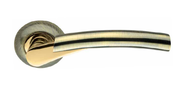 Дверная ручка Vega (бронза - золото), фото 1