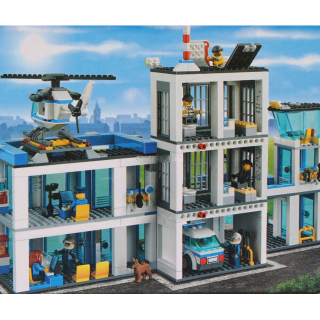Конструктор Bela Urban 10424 Полицейский участок (аналог Lego City 60047) 890 деталей - фото 7 - id-p76838060