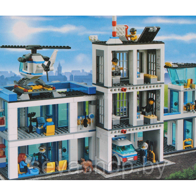 Конструктор Bela Urban 10424 Полицейский участок (аналог Lego City 60047) 890 деталей - фото 7 - id-p76838060