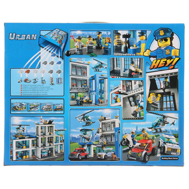 Конструктор Bela Urban 10424 Полицейский участок (аналог Lego City 60047) 890 деталей - фото 2 - id-p76838060