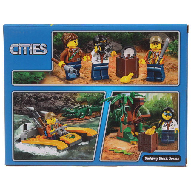 Конструктор Bela Cities 10708 Джунгли: набор для начинающих (аналог Lego City 60157) 106 деталей - фото 3 - id-p76841464