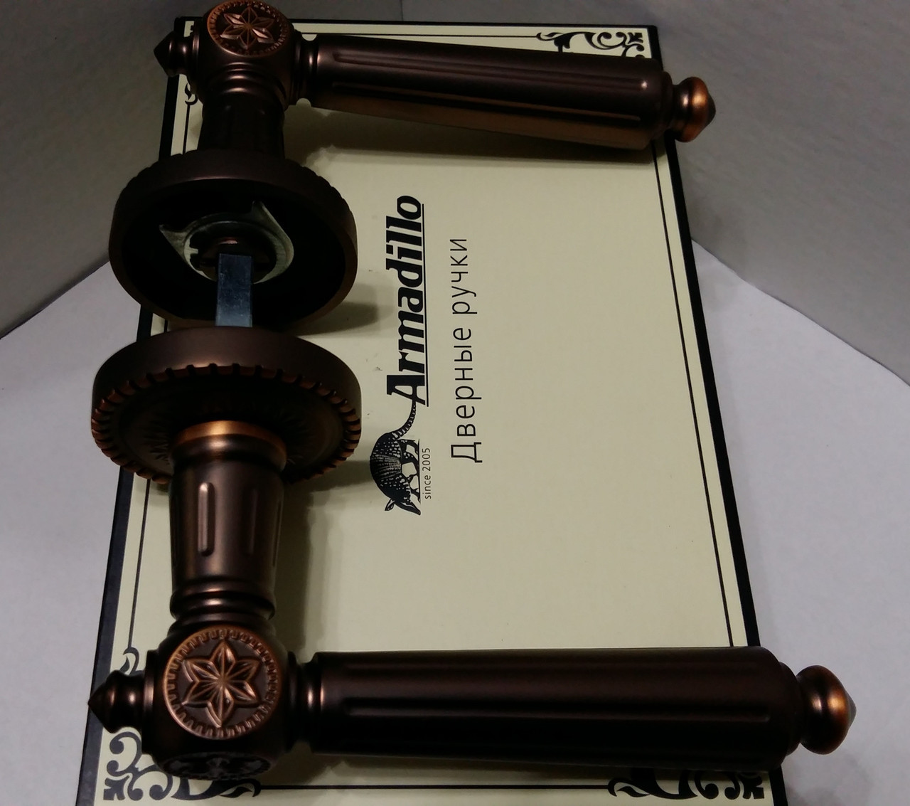 Дверная ручка Matador (коричневая бронза) - фото 4 - id-p76842941