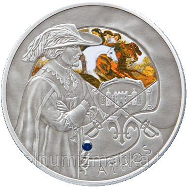 Атос, 20 рублей 2009, серебро