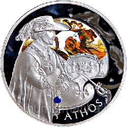 Атос, 20 рублей 2009, Серебро