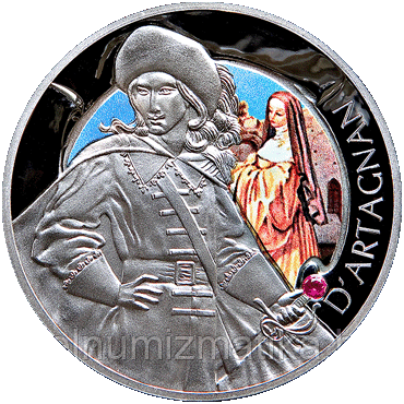 Памятная монета "Д Артаньян" - фото 1 - id-p76855311