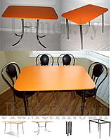 Стол со скосом цвета Оранжевый на 4 видах ног. Любые размеры! Доставка по Беларуси