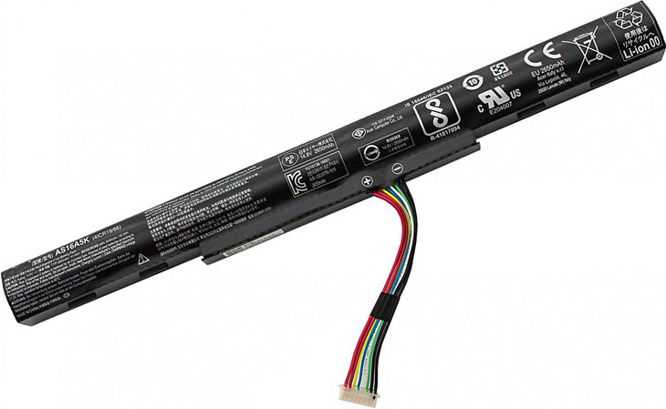 Батарея (аккумулятор) для ноутбука Acer Aspire E5-475G 523G 553G 573G 575G 774G 14,8V 2200mAh - фото 1 - id-p76873420