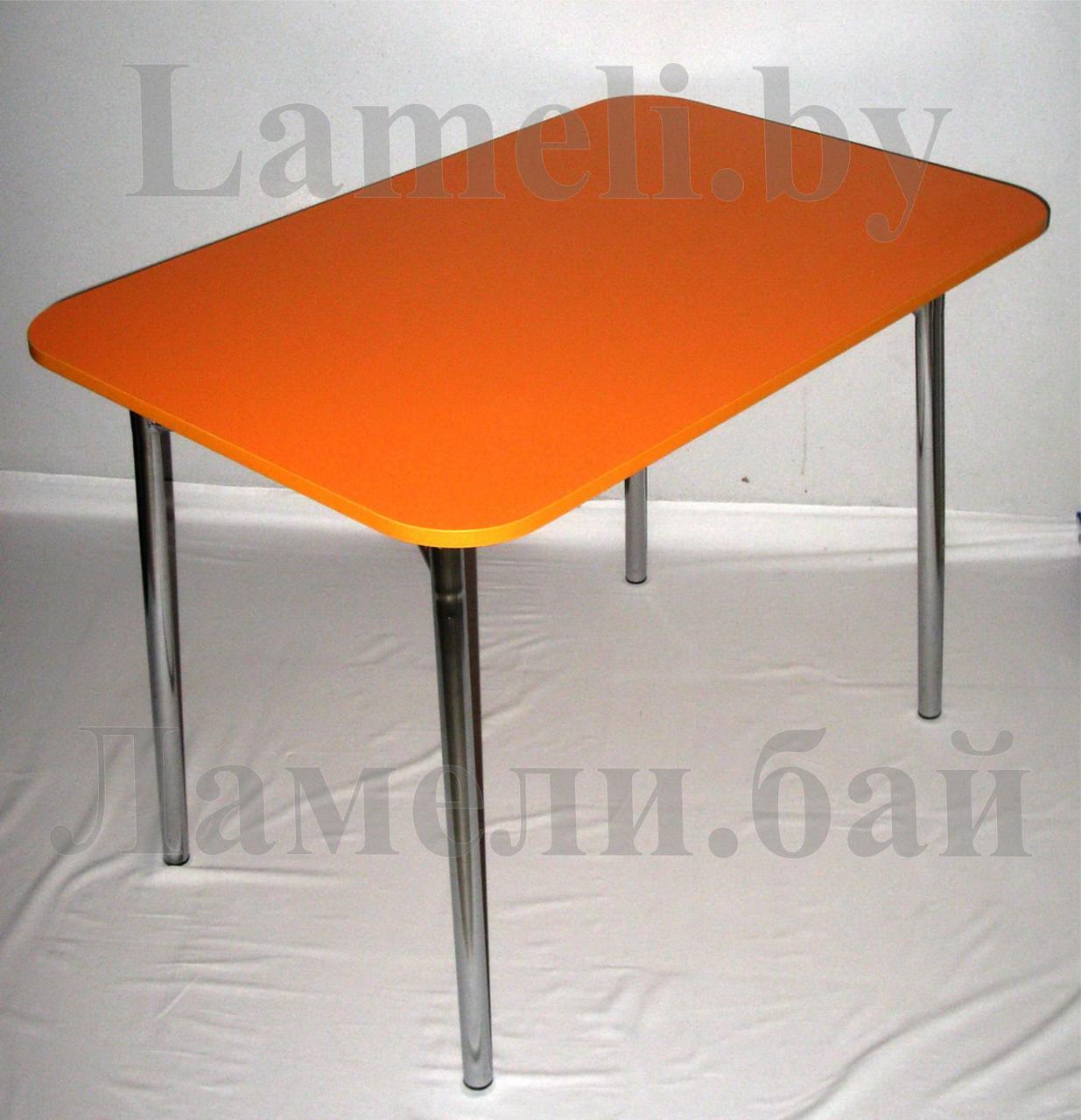 Стол со скосом цвета Оранжевый на 4 видах ног. Любые размеры! Доставка по Беларуси - фото 3 - id-p72271561