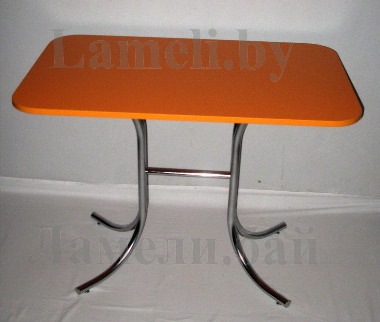 Стол со скосом цвета Оранжевый на 4 видах ног. Любые размеры! Доставка по Беларуси - фото 2 - id-p72271561
