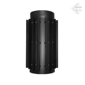 Труба-радиатор из чёрной стали толщиной 2mm DARCO диаметром 150 мм - фото 1 - id-p76873521