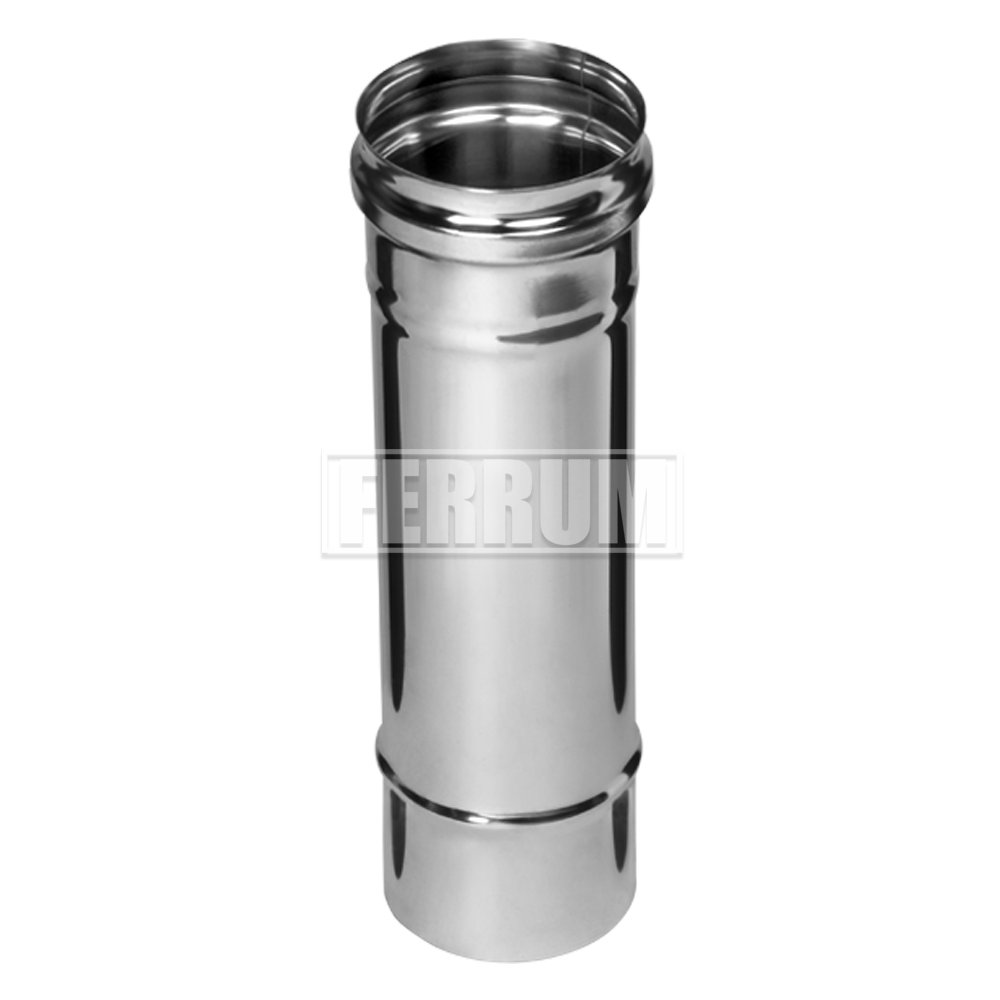 Труба дымохода Ferrum 0,25 м / 0,8 мм d 115 мм - фото 1 - id-p76874087