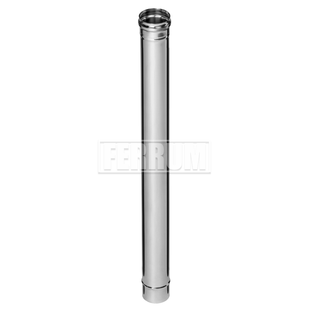Труба дымохода Ferrum 1,0 м / 0,8 мм d 110 мм - фото 1 - id-p76874106