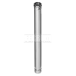 Труба дымохода Ferrum 1,0 м / 0,8 мм d 115 мм