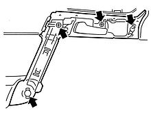 Ручка двери салона OPEL и CHEVROLET