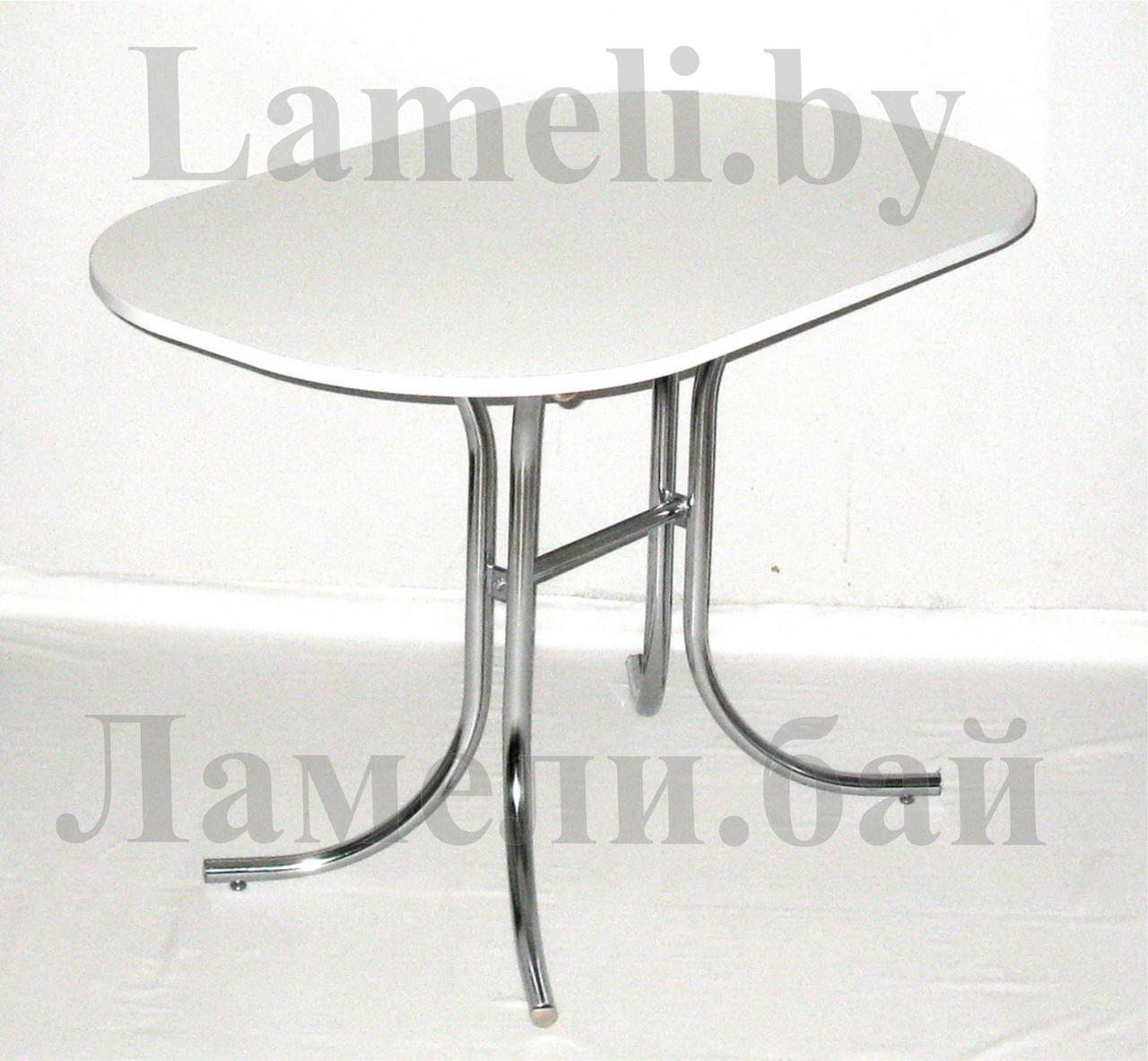 Стол кухонный обеденный овальный цвета Белый на 4 видах ног. Любые размеры! Доставка по Беларуси - фото 3 - id-p72841564