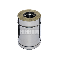 Труба дымохода утепленного Ferrum 0,25 м / 0,8+0,5 мм d 120/200 мм