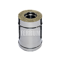 Труба дымохода утепленного Ferrum 0,25 м / 0,8+0,5 мм d