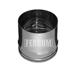 Заглушка для ревизии Ferrum 0,5 мм для сэндвич-дымохода d