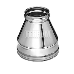 Конус сэндвич-дымохода Ferrum 0,5+0,5 мм d d 115/200