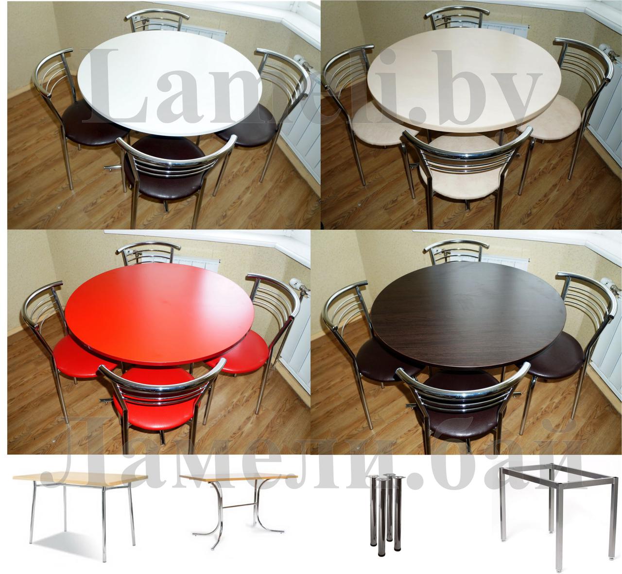 Столы кухонные обеденные из ЛДСП с выбором цвета. Любые размеры! - фото 4 - id-p73191949
