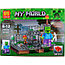 Конструктор Lele My World 79272ABCD прозрачный со светящимся блоком 4 вида (аналог LEGO Minecraft) 92-95 дет, фото 8