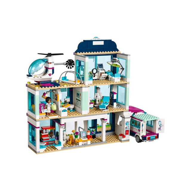 Конструктор Lele 37036 The Girl Клиника Хартлейк Сити (аналог Lego Friends 41318) 932 детали - фото 4 - id-p76882845