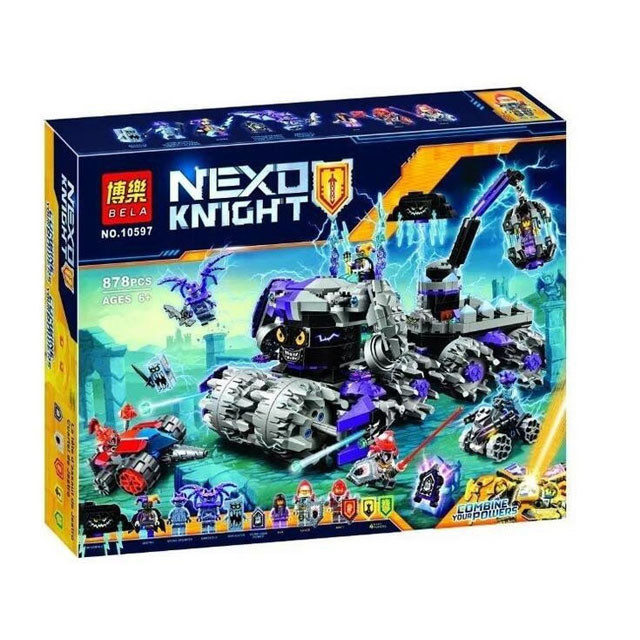 Конструктор Bela 10597 Nexo Knight Штурмовой разрушитель Джестро (аналог Lego Nexo Knights 70352) 878 деталей - фото 2 - id-p76883111