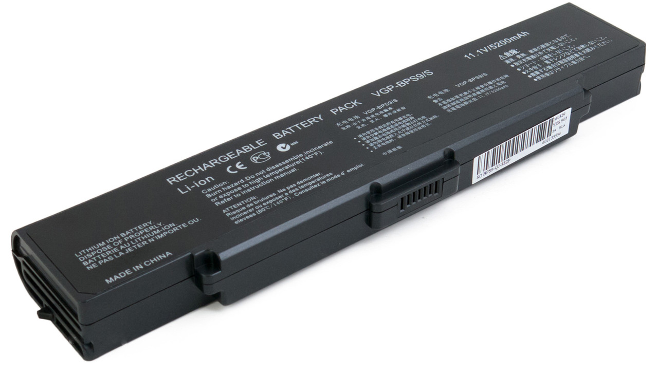 Батарея (аккумулятор) для Sony VAIO VGN-AR71ZU, VGN-AR730E/B, VGN-AR73DB, VGN-AR74DB 11,1V 4400mAh