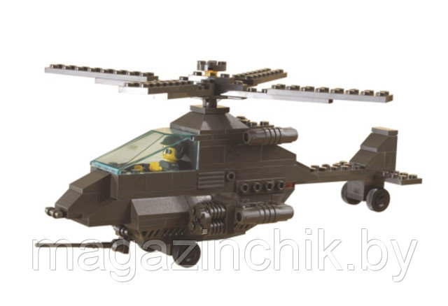 Конструктор M38-B6200 Sluban(Слубан) Вертолет огневой поддержки Апач 158 дет.аналог Лего(LEGO) купить в Минске - фото 2 - id-p3643975
