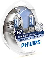 Автомобильная лампа H7 Philips Crystal Vision + 2xW5W 12972CVSM, фото 1